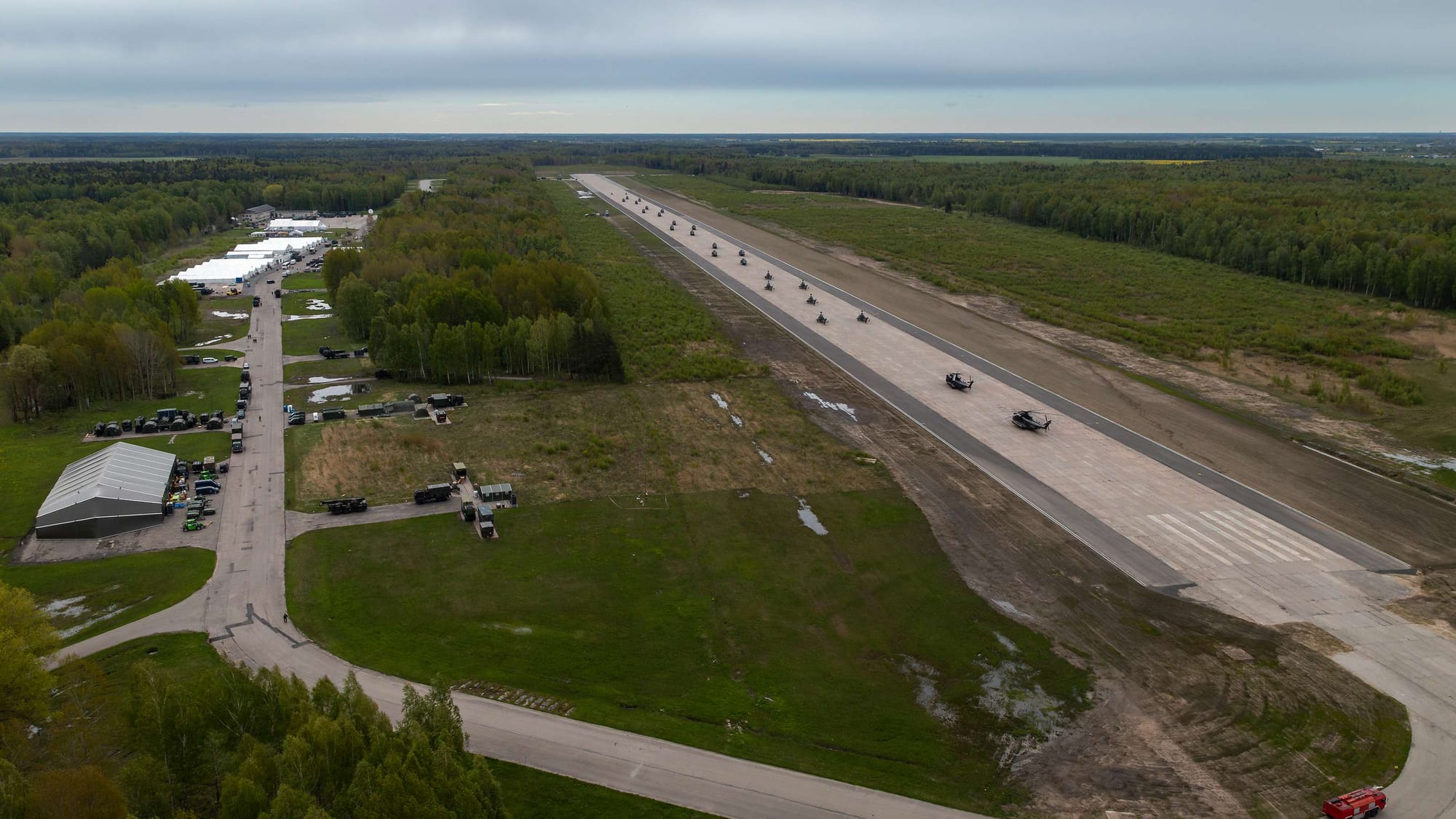 The area in Panevėžys is also called FOB Forward Operating Base by the German Armed Forces.