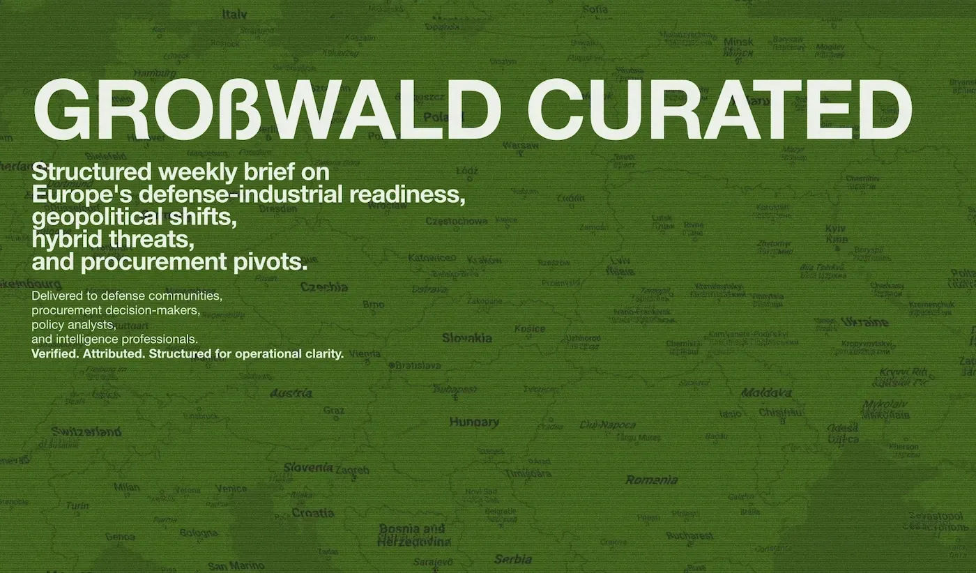 Großwald Curated No. 28 — Two Wars: Bases, Energy, Orbán's SAFE Carve-Out?