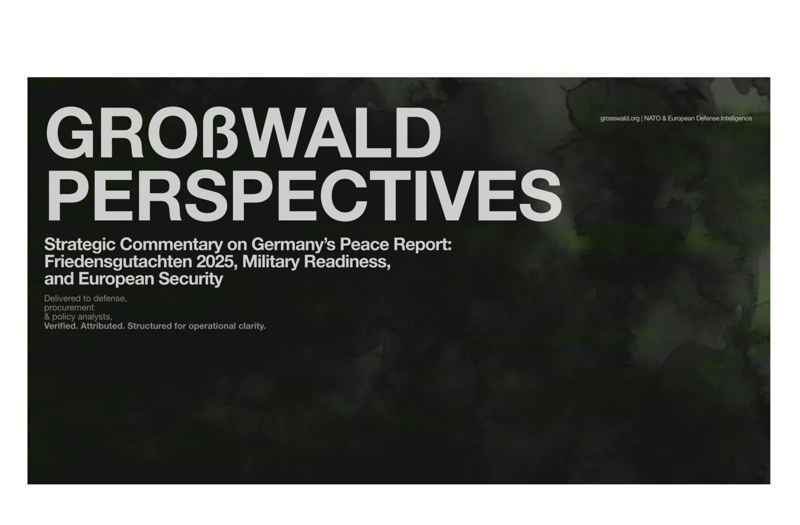 From Zeitenwende to Capability: Turning the 2025 Peace Report into a European Defense Execution Plan post image