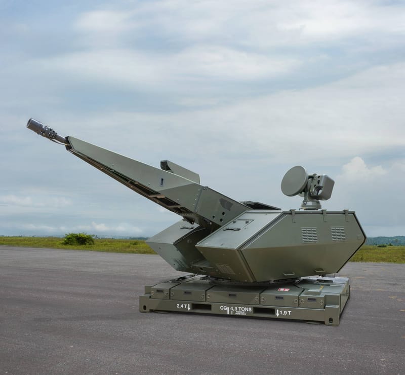 CRAM on a palette; part of a 35mm Air Defence Layer. 