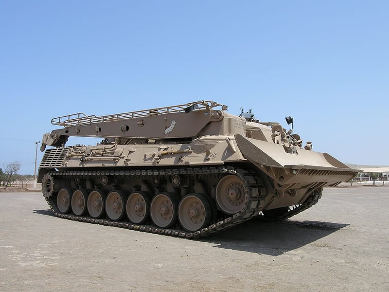The Leopard 1 chassis allows for modular solutions: bridge-layer, or mine-clearing vehicle.